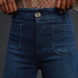 Anthropologie Pilcro Skipper Wide-Leg Jeans, size 27, standard length